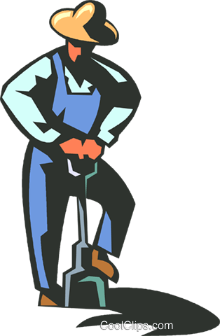 Farmer Clipart Shovel - Farmer Clipart Shovel (314x480)