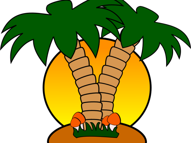 Oasis Clipart Tropical Island - Oasis Clipart Tropical Island (640x480)