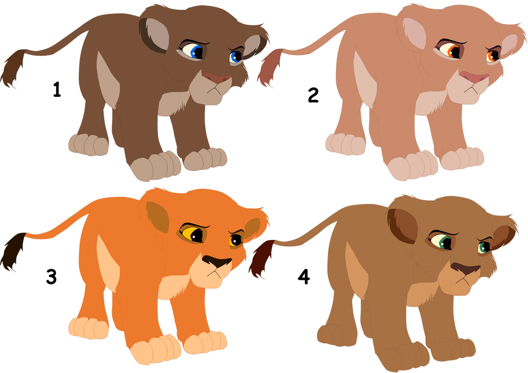 Female Lion Cubs Adopts By Jennyhalvors - Female Lion Cubs Adopts By Jennyhalvors (1064x751)