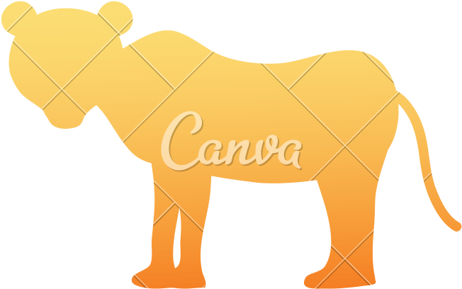 Silhouette Female Lion Wild Animal - Silhouette Female Lion Wild Animal (800x800)