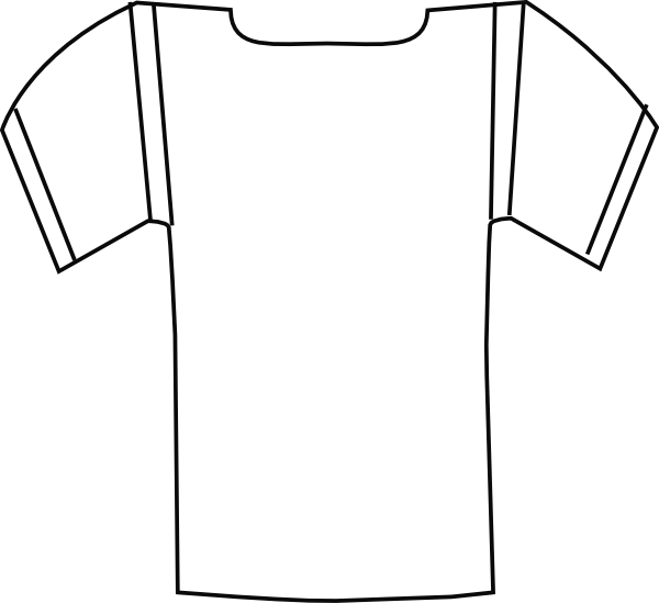 Football Jersey Clipart - Football Jersey Clipart (600x549)