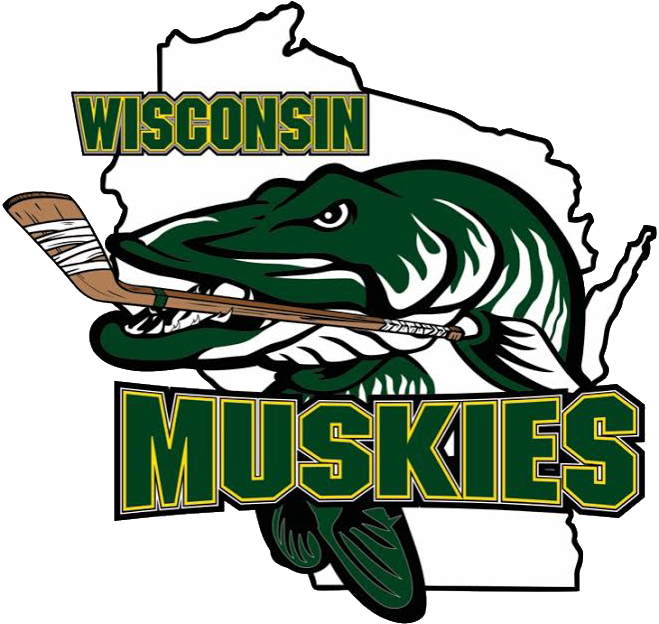 Wisconsin Muskies Hockey Logos, Bring It On, Wisconsin - Wisconsin Muskies Hockey Logos, Bring It On, Wisconsin (677x662)