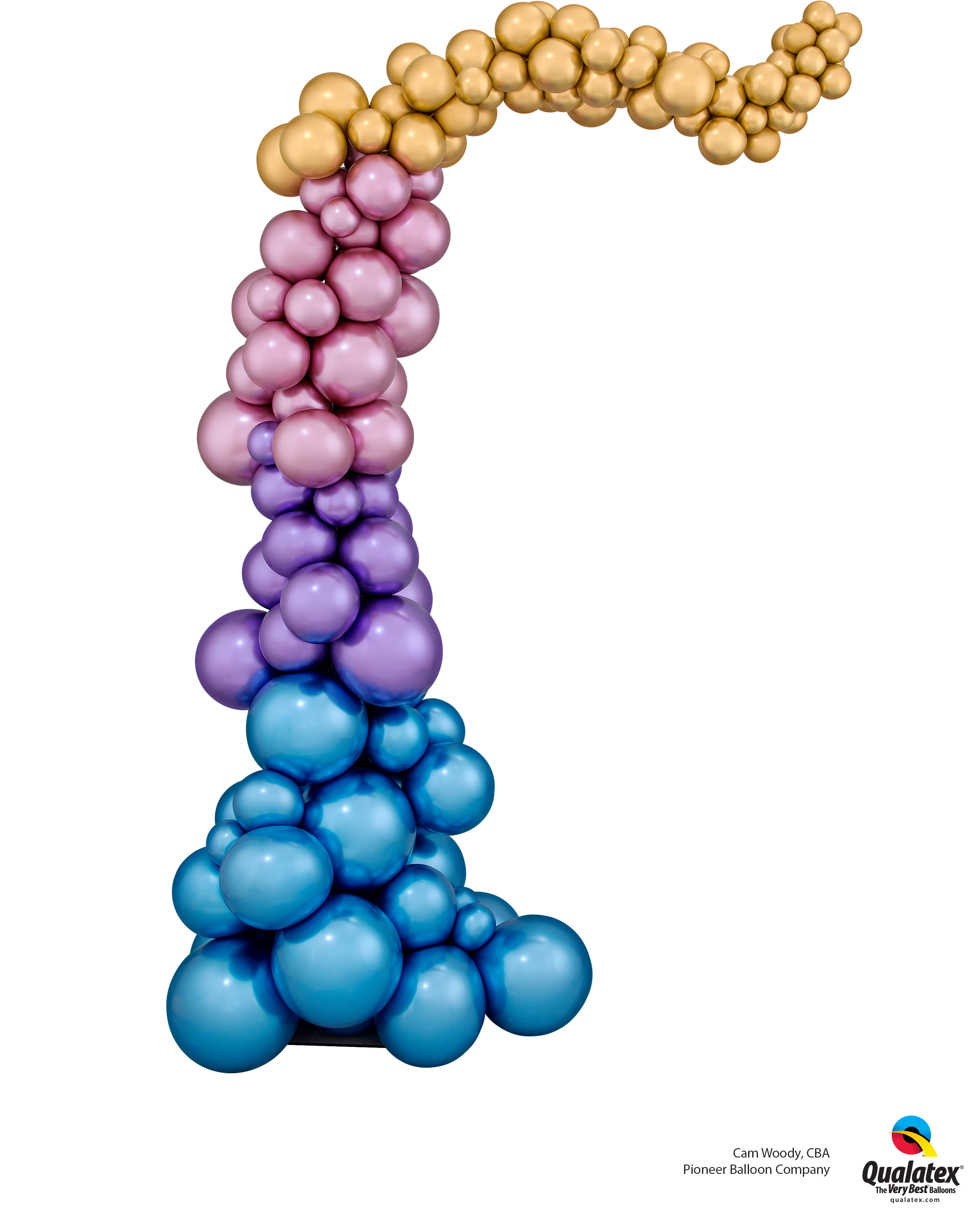 Organic Chrome Arch Using The New Qualatex Chrome Balloons - Organic Chrome Arch Using The New Qualatex Chrome Balloons (2400x3200)