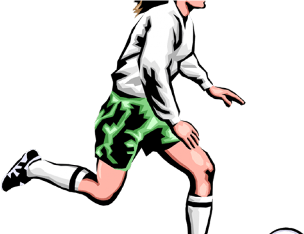 Soccer Clipart Dribbling - Soccer Clipart Dribbling (640x480)