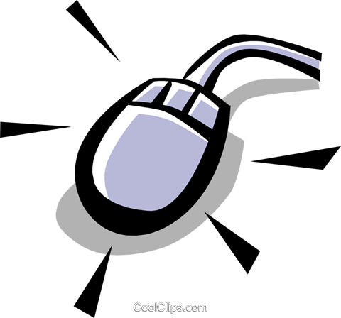 Computer Mouse Royalty Free Vector Clip Art Illustration - Computer Mouse Royalty Free Vector Clip Art Illustration (480x448)