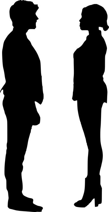 Man Woman Silhouette - Man Woman Silhouette (369x720)