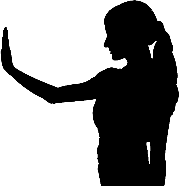 Silhouette Of Woman - Silhouette Of Woman (644x652)