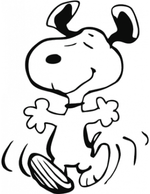 Snoopy Happy Dance Clipart - Snoopy Happy Dance Clipart (400x400)