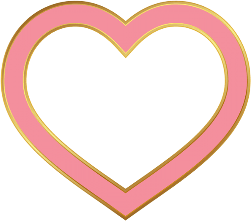 Free Png Download Heart Border Pink Clipart Png Photo - Free Png Download Heart Border Pink Clipart Png Photo (850x748)