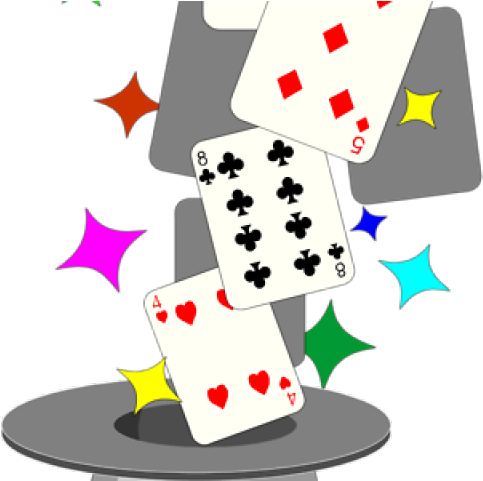 Magic Clipart Magician Card - Magic Clipart Magician Card (640x480)