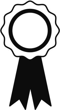 Badge With Ribbons Winner Medal Design - Badge With Ribbons Winner Medal Design (550x550)