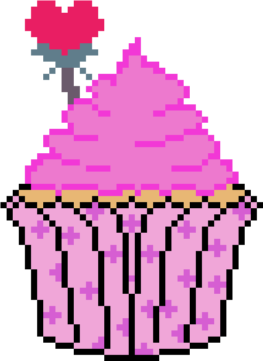Valentine's Day Cupcake Completed - Valentine's Day Cupcake Completed (1200x1200)