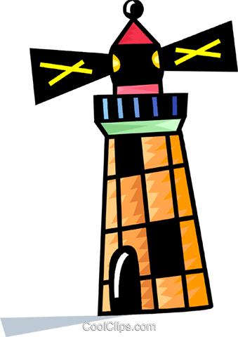 Faro Colorato Immagini Grafiche Vettoriali Clipart - Faro Colorato Immagini Grafiche Vettoriali Clipart (339x480)