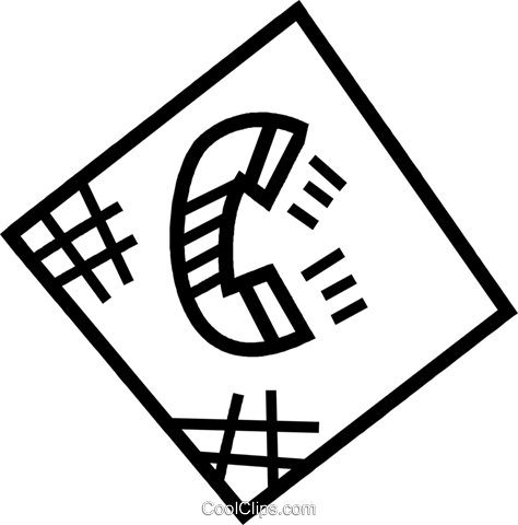 Telephone Receiver Royalty Free Vector Clip Art Illustration - Telephone Receiver Royalty Free Vector Clip Art Illustration (474x480)