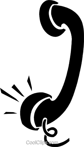 Telephone Receiver Royalty Free Vector Clip Art Illustration - Telephone Receiver Royalty Free Vector Clip Art Illustration (275x480)