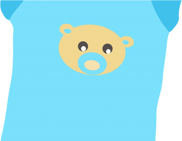 Teal Clipart Baby Onesie - Teal Clipart Baby Onesie (640x480)