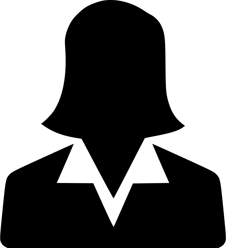 Female Employee Icon - Female Employee Icon (892x980)