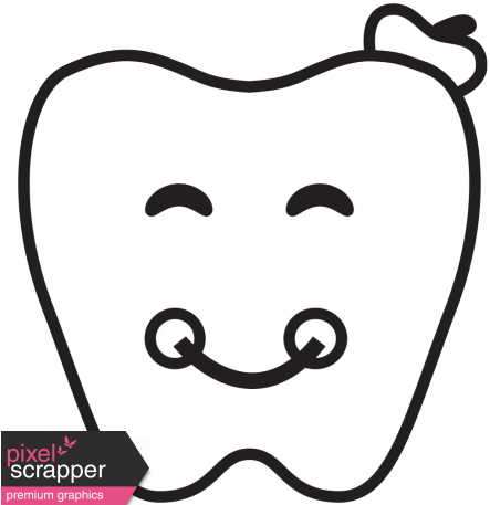 Tooth Fairy Teeth 2 Template - Tooth Fairy Teeth 2 Template (456x456)
