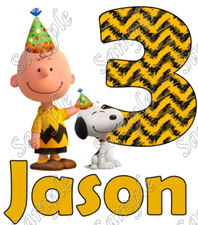 Peanuts, Snoopy, Charlie Brown Birthday Personalized - Peanuts, Snoopy, Charlie Brown Birthday Personalized (600x315)