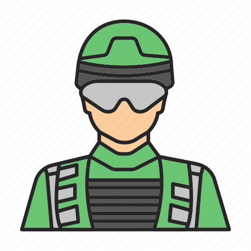 Man Military Officer Policeman - Man Military Officer Policeman (512x512)