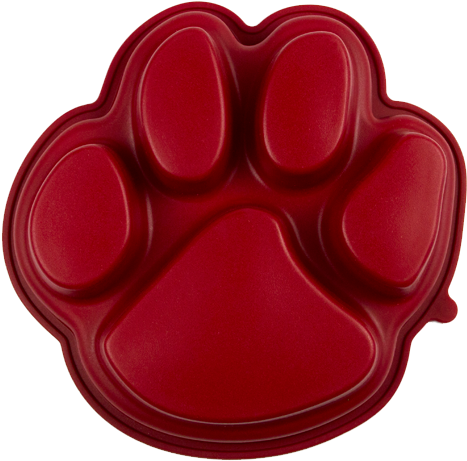 Pawprint Cake Pan By Fanpans Red - Pawprint Cake Pan By Fanpans Red (600x600)