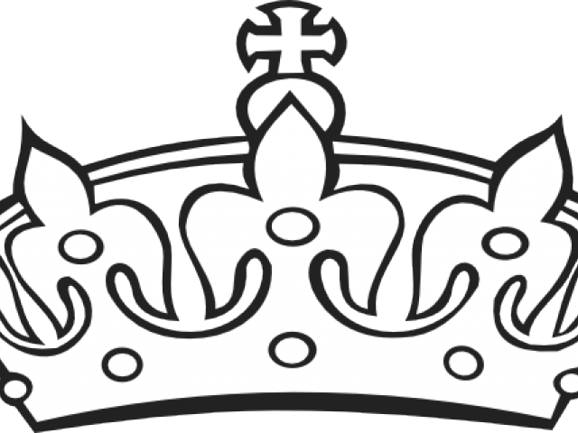 King Crown Clipart Black And White - King Crown Clipart Black And White (640x480)