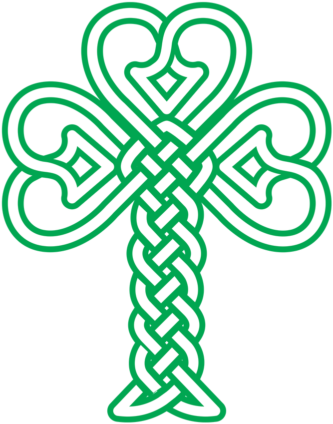 Irish Celtic Shamrock By Keithakelly - Irish Celtic Shamrock By Keithakelly (894x894)