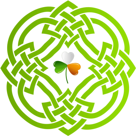 Celtic Knot And Irish Shamrock Transparent Png - Celtic Knot And Irish Shamrock Transparent Png (480x480)