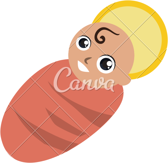 Baby Jesus Cartoon - Baby Jesus Cartoon (800x800)