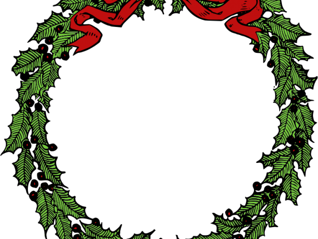 Wreath Clipart Xmas - Wreath Clipart Xmas (640x480)