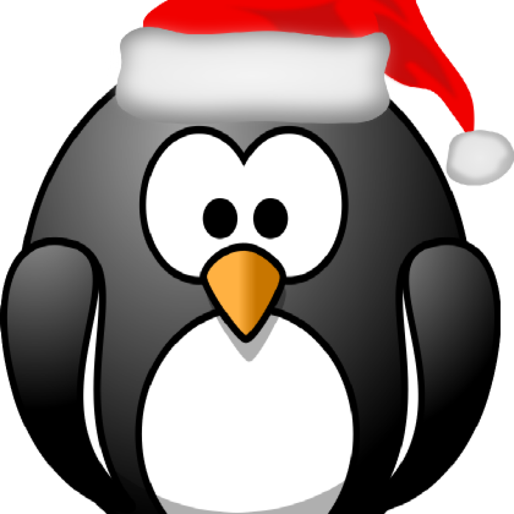 Penguin Clipart Black And White Christmas Penguin Clipart - Penguin Clipart Black And White Christmas Penguin Clipart (1024x1024)