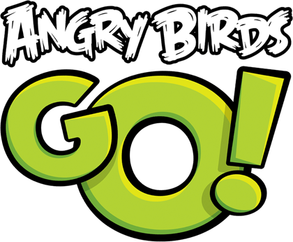 Angry Birds Go Logo - Angry Birds Go Logo (420x346)