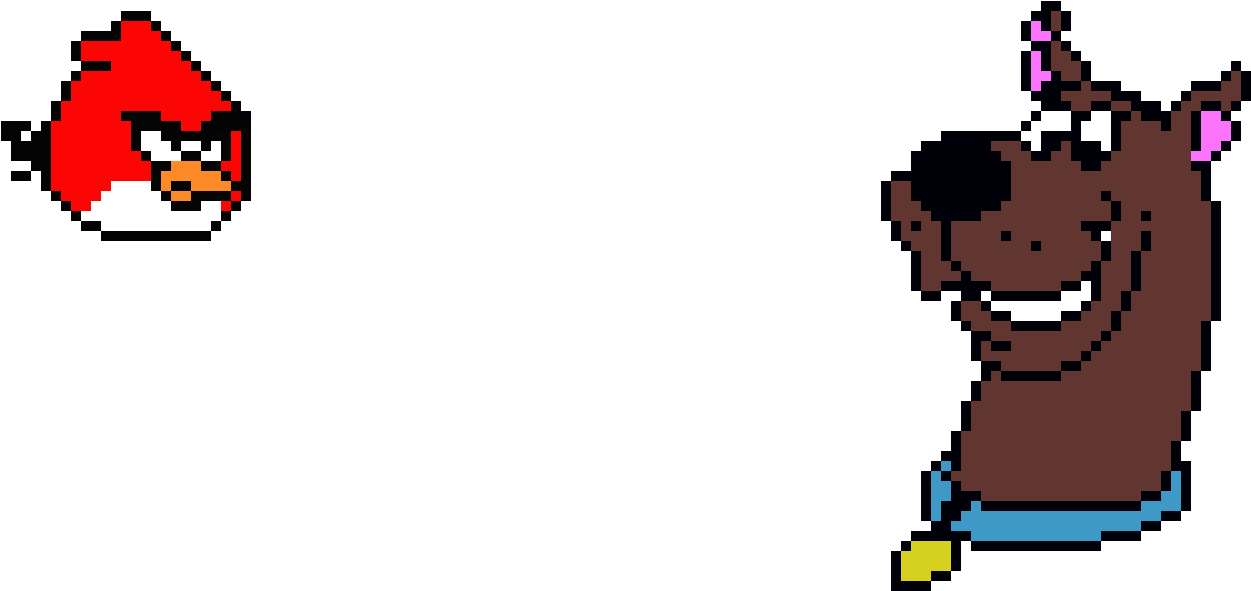 Angry Bird & Scooby Doo - Angry Bird & Scooby Doo (1590x780)