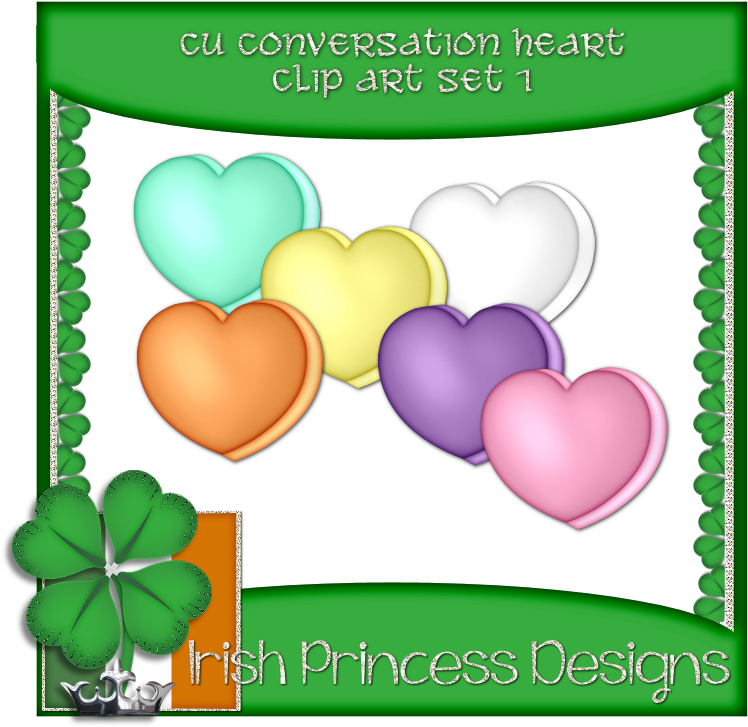 Conversation Hearts Clip Art - Conversation Hearts Clip Art (800x800)