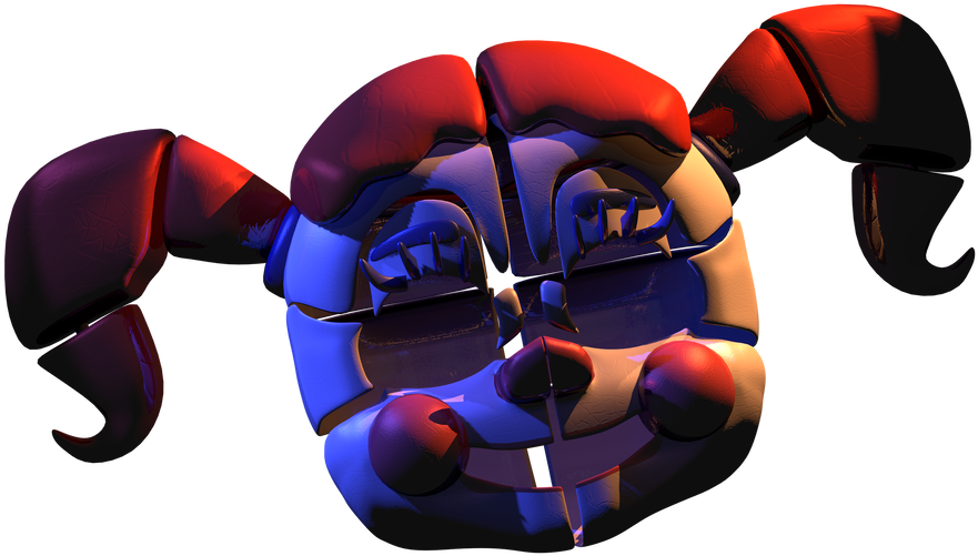 Circus Baby Head Timelapse By Neilsondraw - Circus Baby Head Timelapse By Neilsondraw (1231x649)