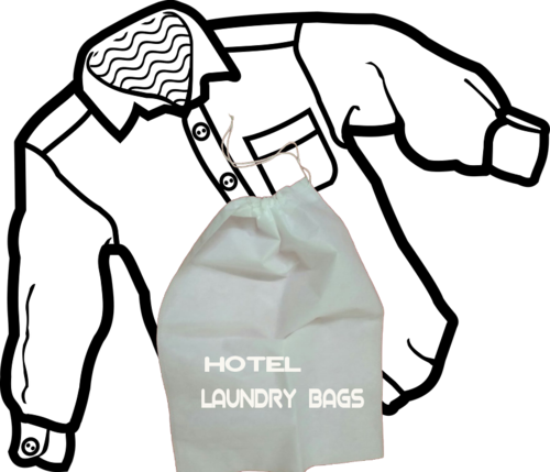White Hotel Laundry Bags- Cotton Laundry Bags, Size - White Hotel Laundry Bags- Cotton Laundry Bags, Size (500x429)
