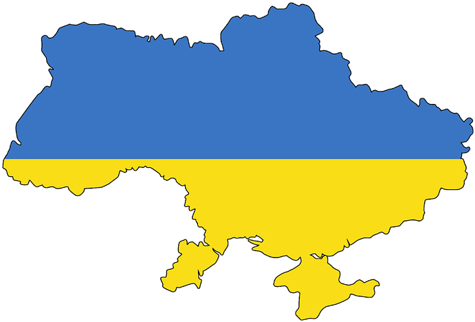Ukraine, Crimea, Map, Flag, Contour, Borders, Country - Ukraine, Crimea, Map, Flag, Contour, Borders, Country (720x720)