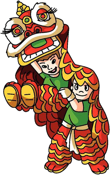 Dragon Dance Clipart - Dragon Dance Clipart (574x600)