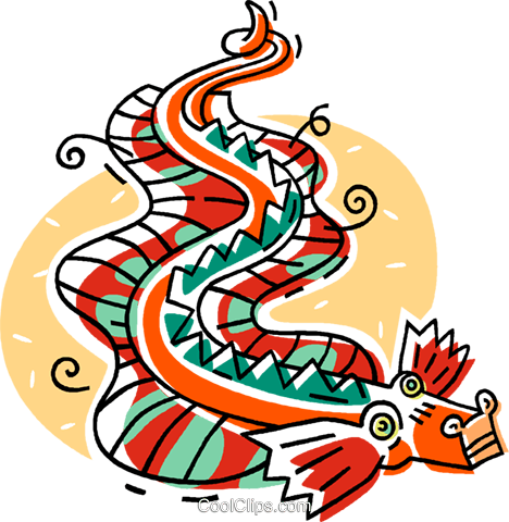 Chinese Paper Dragons Royalty Free Vector Clip Art - Chinese Paper Dragons Royalty Free Vector Clip Art (468x480)