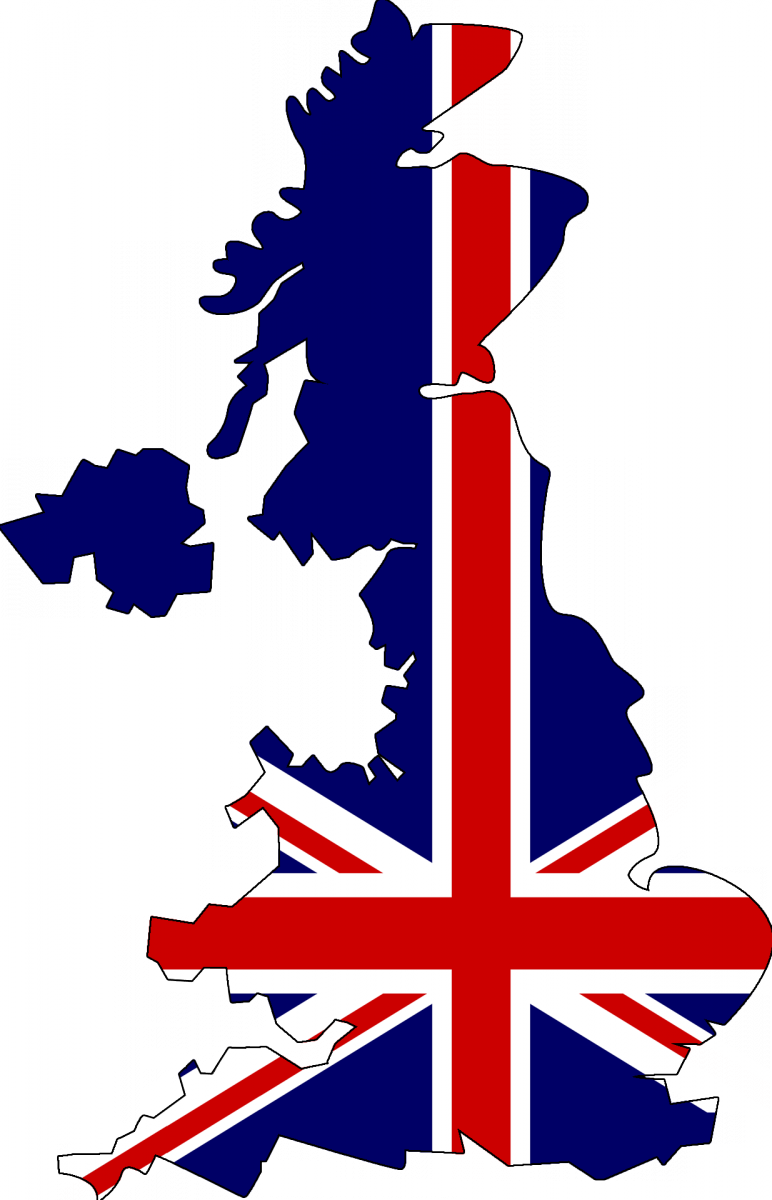 Cartina Uk Con Bandiera Clipart Great Britain Business - Cartina Uk Con Bandiera Clipart Great Britain Business (772x1200)