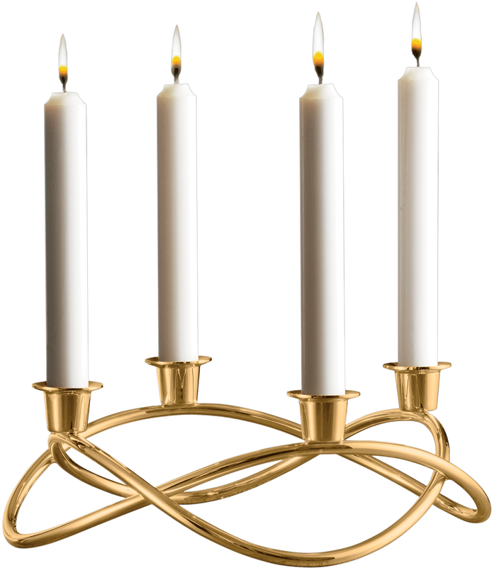 Season Candleholder Wreath Gold Plated Georg Jensen - Season Candleholder Wreath Gold Plated Georg Jensen (800x800)