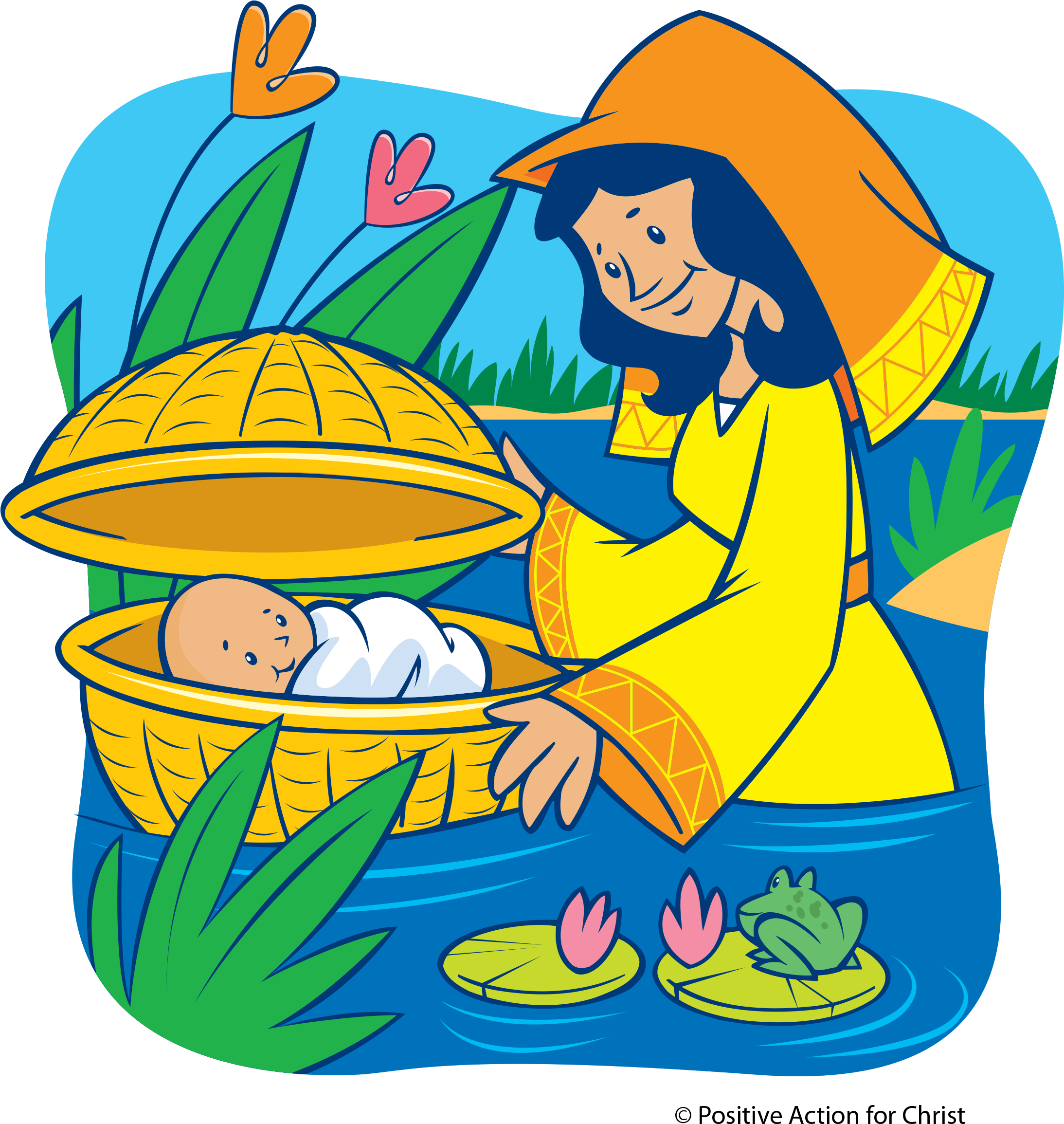 Baby Moses Clipart - Baby Moses Clipart (2550x3300)