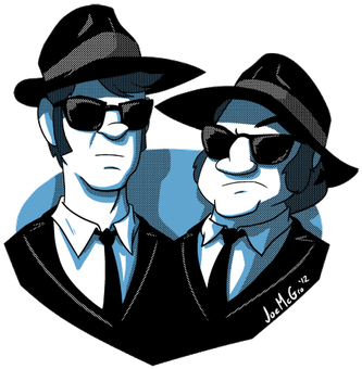Blues Brothers Clip Art - Blues Brothers Clip Art (354x350)