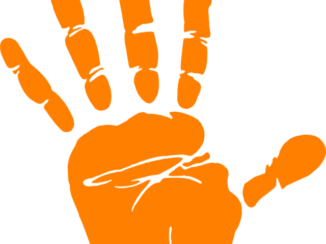 Handprint Clipart Hand Print - Handprint Clipart Hand Print (640x480)