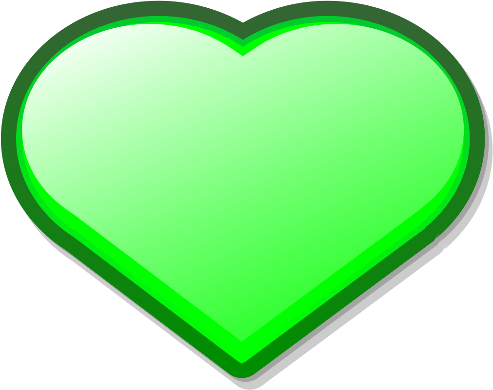 Nuvola Emblem Favorite Green Heart - Nuvola Emblem Favorite Green Heart (1024x1024)