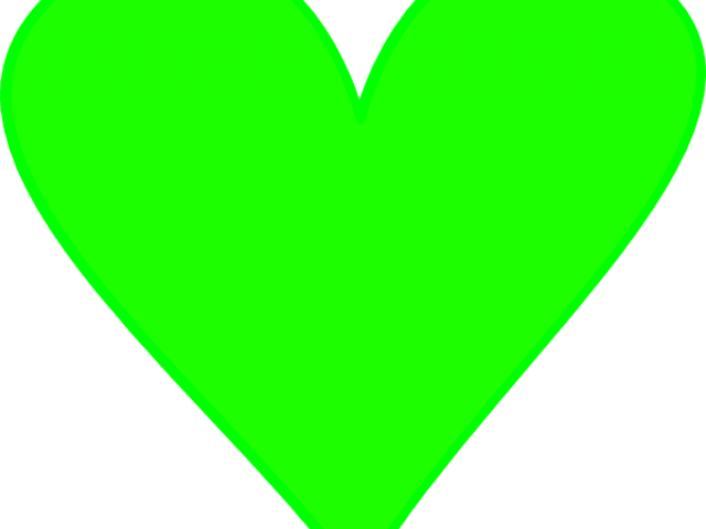 Heart Clipart Green - Heart Clipart Green (640x480)