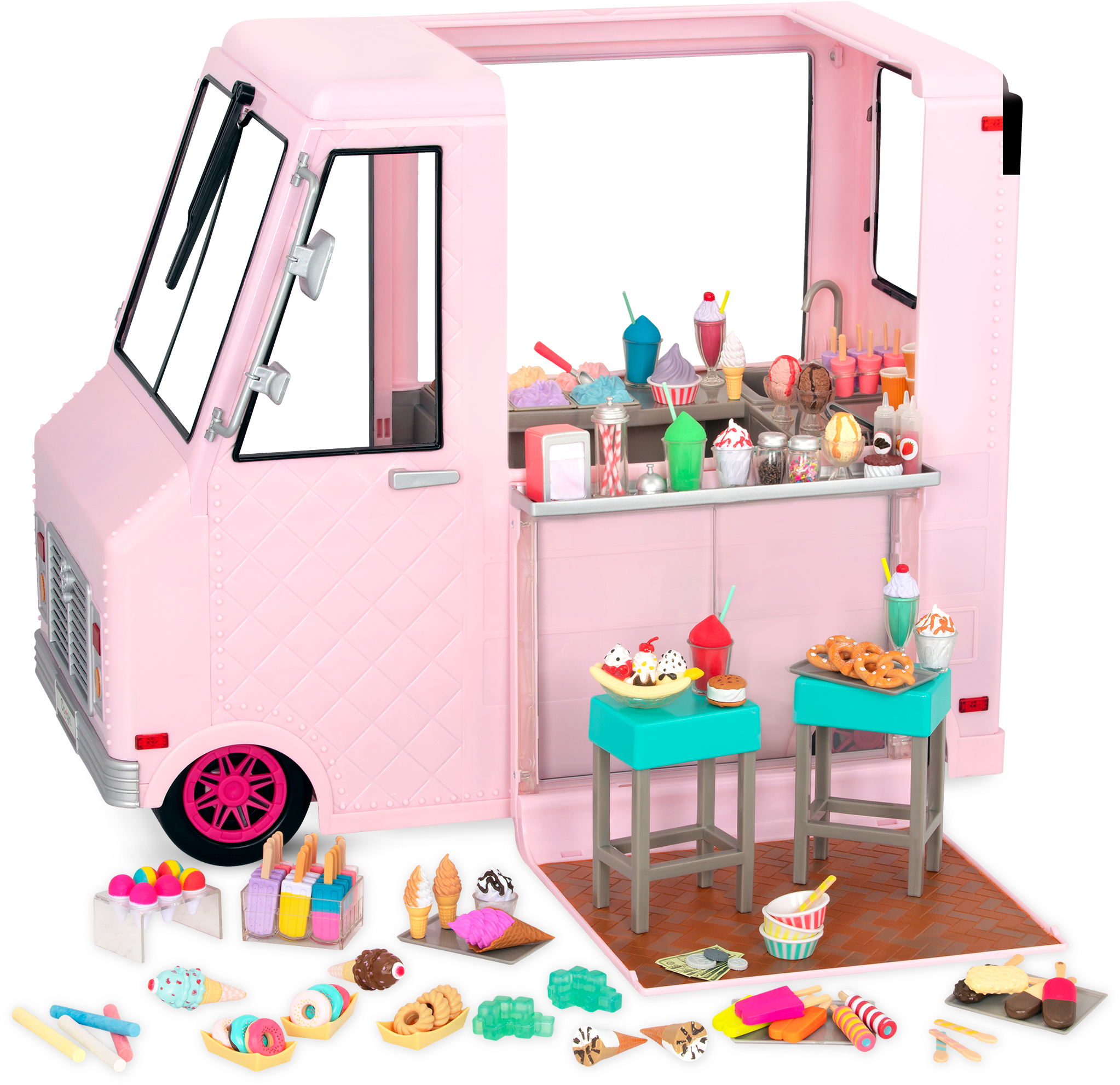 Sweet Stop Ice Cream Truck Pink - Sweet Stop Ice Cream Truck Pink (2100x2100)