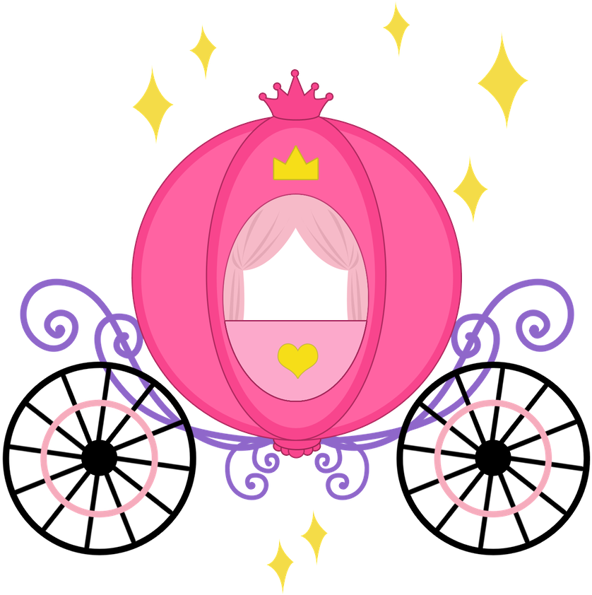 Carriage Clipart Princess Birthday - Carriage Clipart Princess Birthday (900x1260)