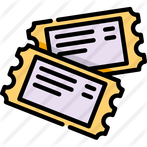 Tickets Free Icon - Tickets Free Icon (512x512)