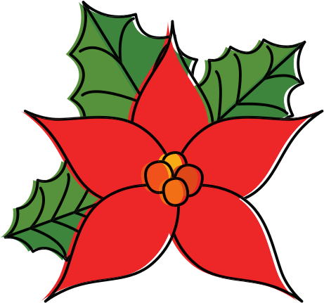 Graphic Free Library Christmas Flower Decorative Icon - Graphic Free Library Christmas Flower Decorative Icon (550x550)
